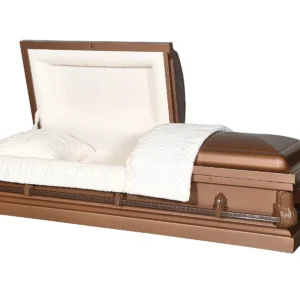 Alex Copper Half Couch Steel Casket
