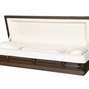 Alex Dark Bronze Full Couch Steel Casket