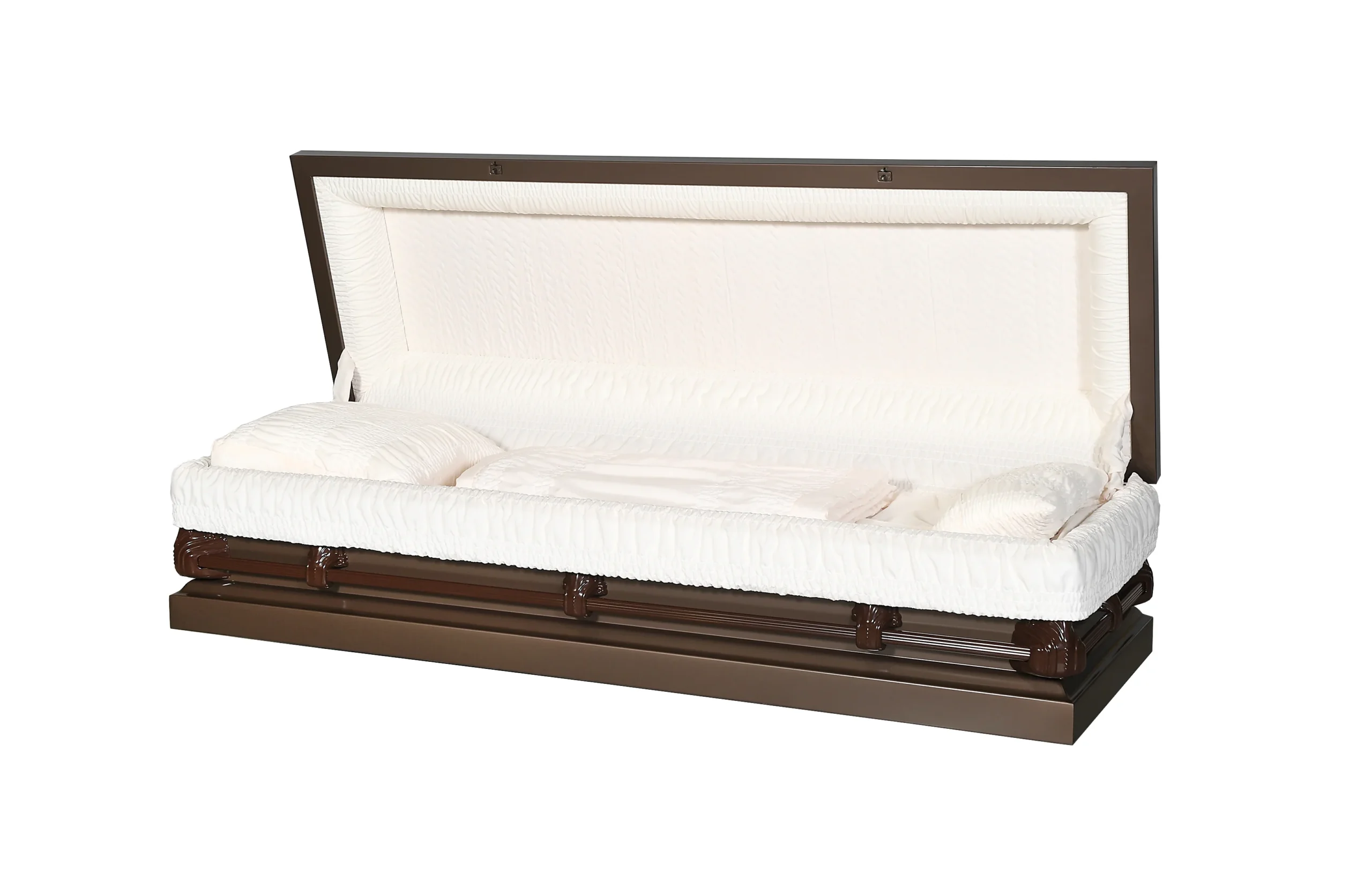 Alex Dark Bronze Half Couch Steel Casket - Image 2