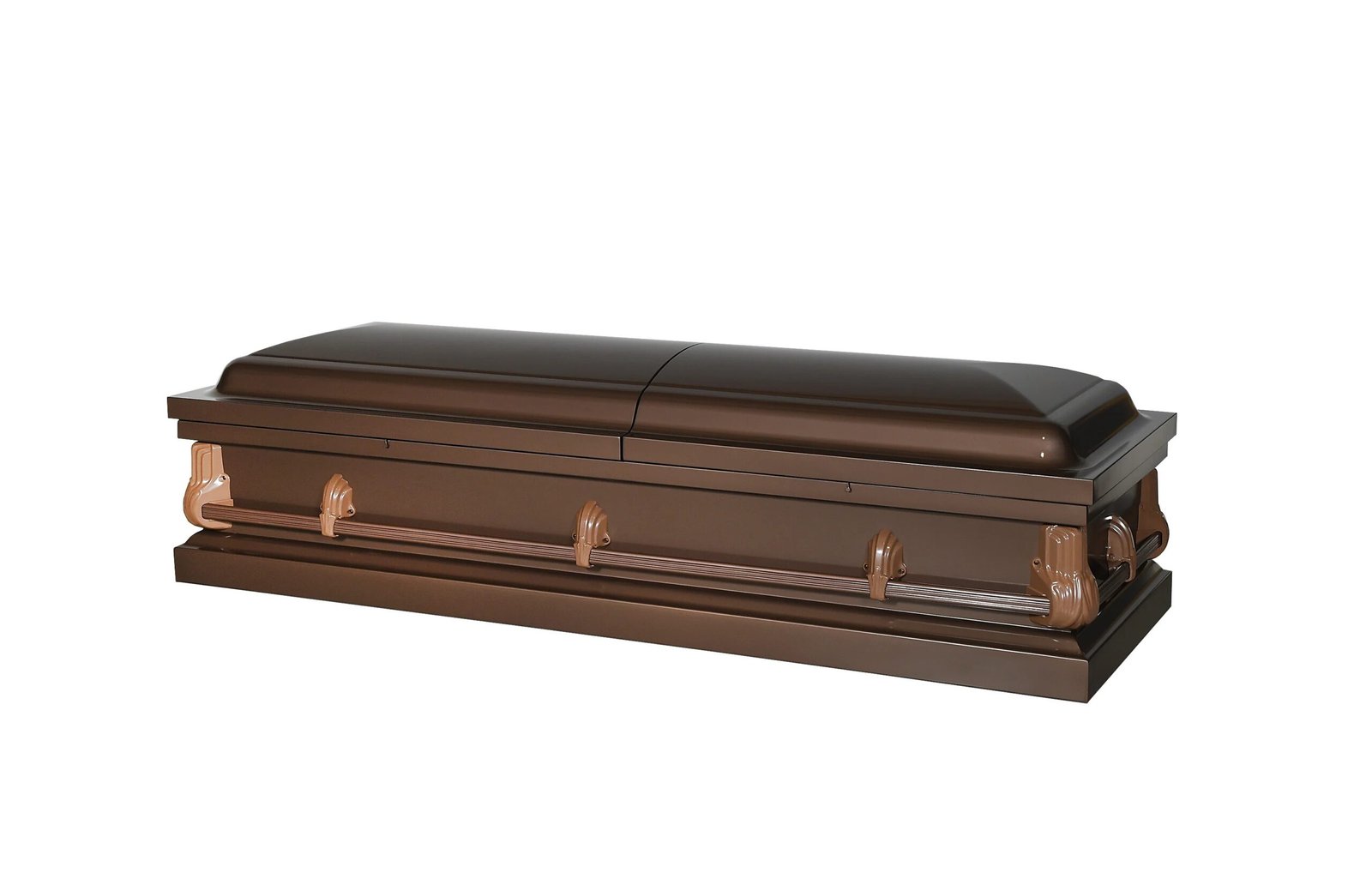 Alex Dark Bronze Half Couch Steel Casket - Image 3