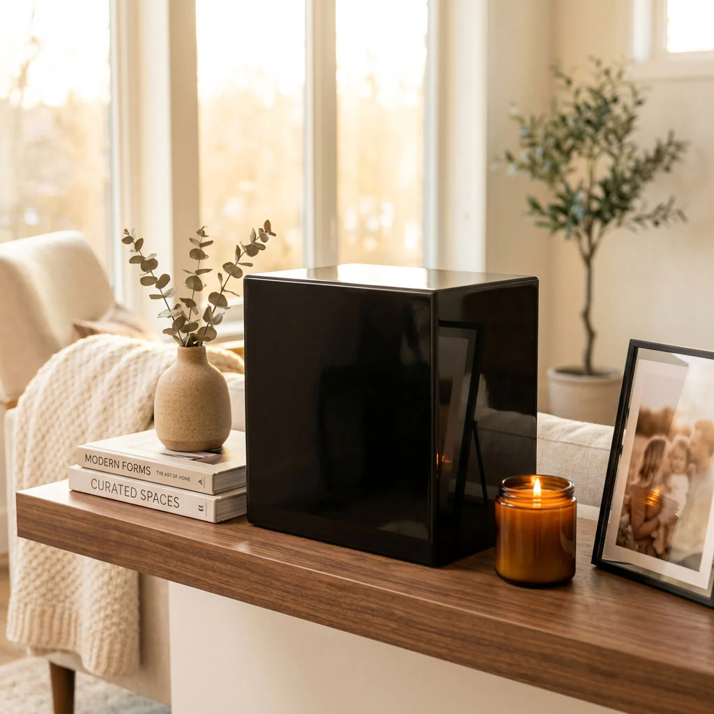 Black Marble Cremation Box - Image 4