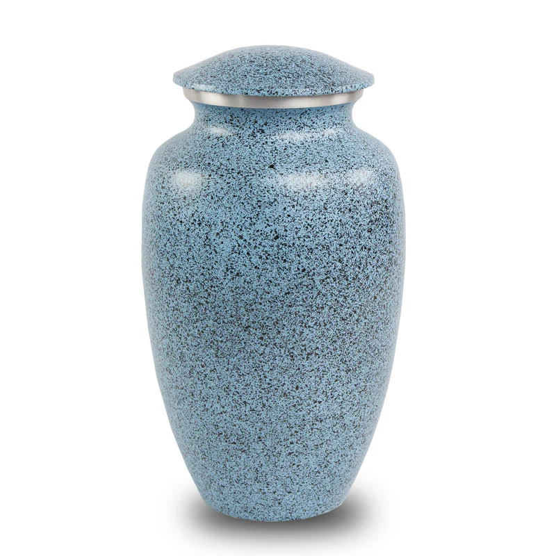 Blue Classic Cremation Urn