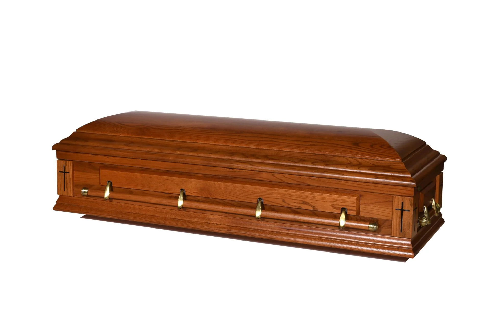 Calvary Oak Full Couch Casket - Image 2