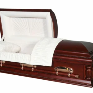Chesterfield Cherry Half Couch Casket