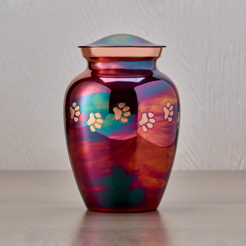 Classic Paw Raku Cat Urn - Image 3