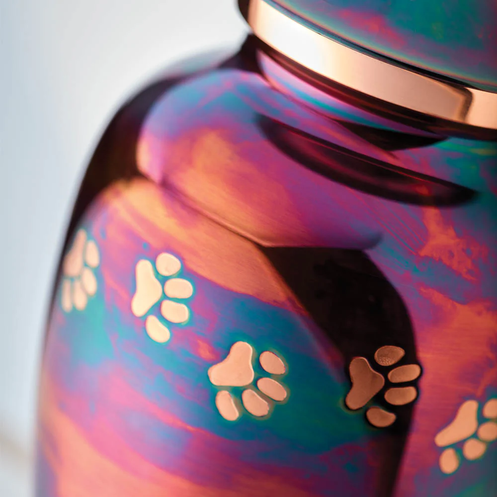 Classic Paw Raku Pet Urn - Image 2