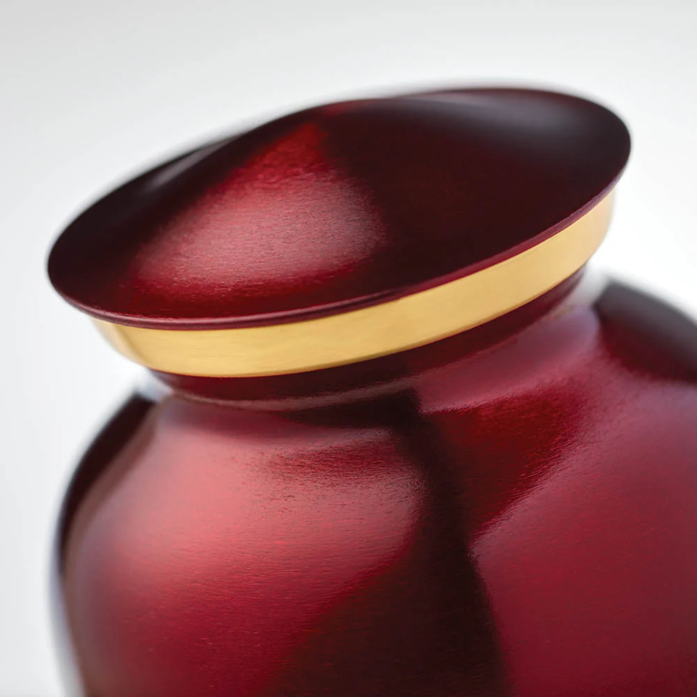 Crimson Cat Cremation Urn - Image 3