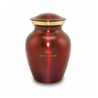 Crimson Cat Cremation Urn - Image 4