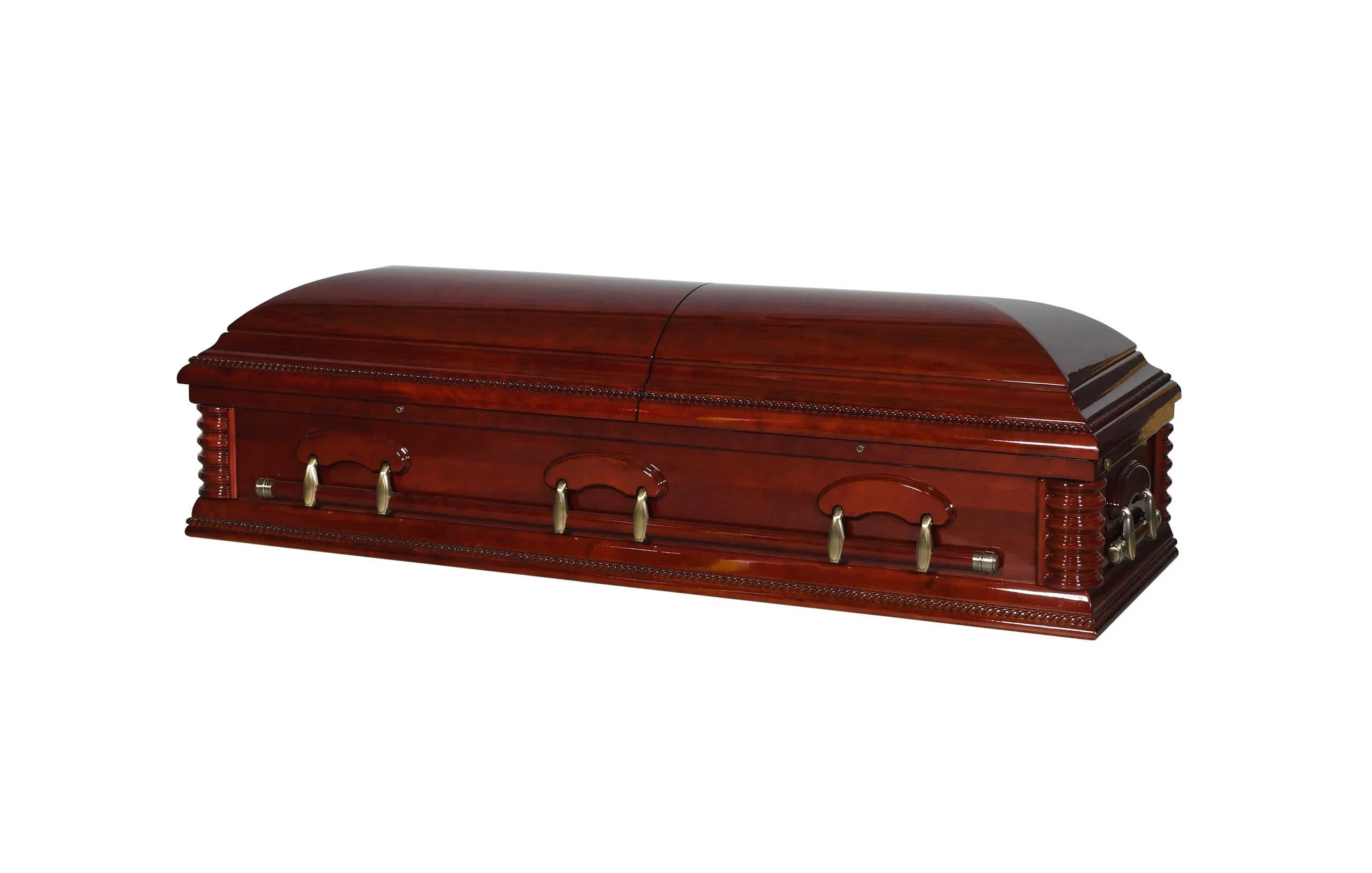 Embassy Solid Cherry Half Couch Casket - Image 2
