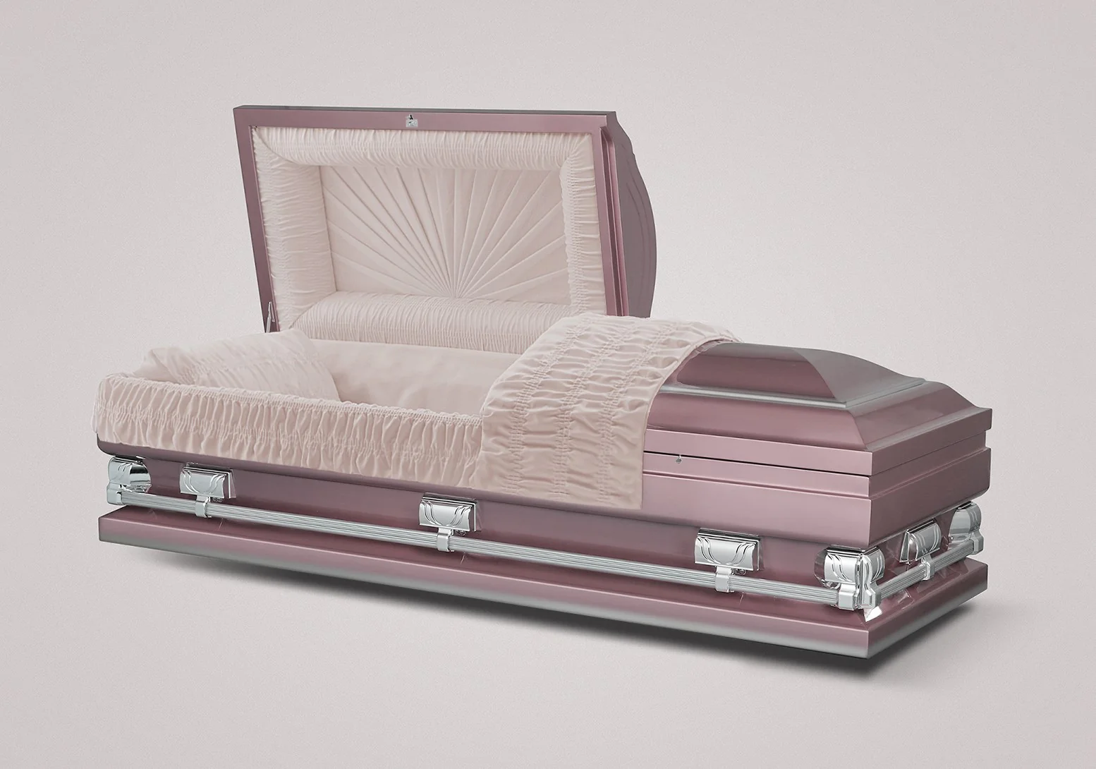 Empire Hyacinth Half Couch Steel Casket