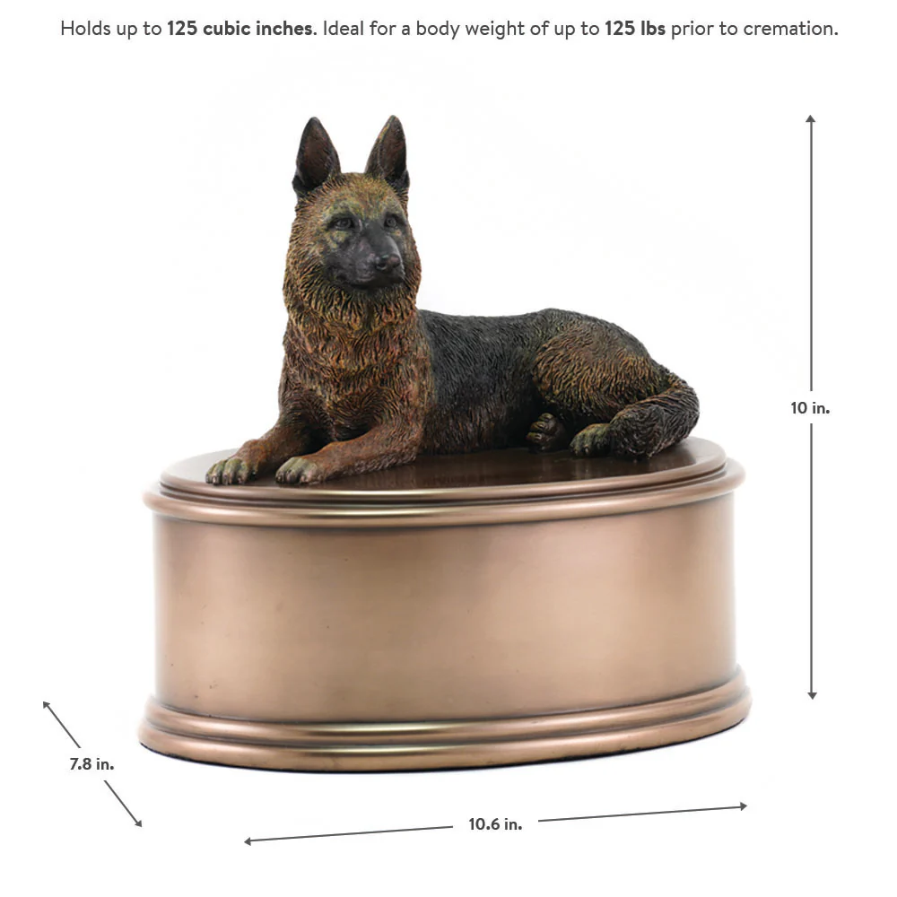 German Shepherd Cremation Urn - Image 2