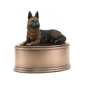 German Shepherd Cremation Urn