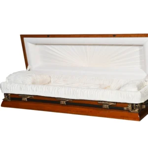 Kingdom Poplar Full Couch Casket