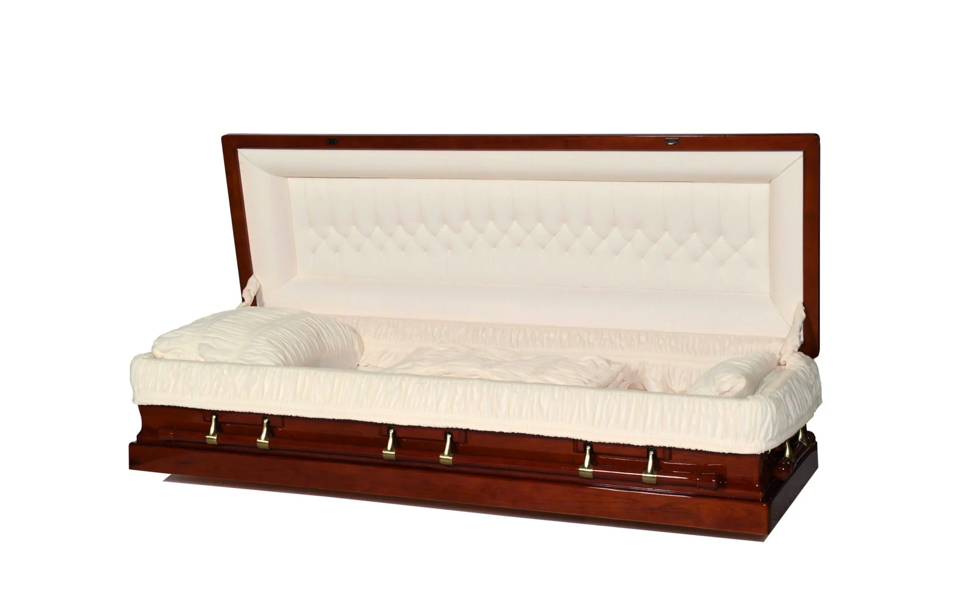 Michigan Cherry Full Couch Casket - Image 3