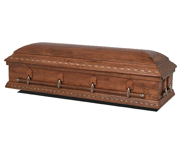 Montana Poplar Full Couch Casket - Image 3