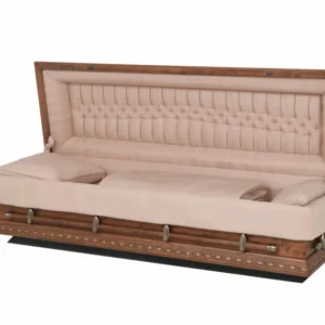 Montana Poplar Full Couch Casket