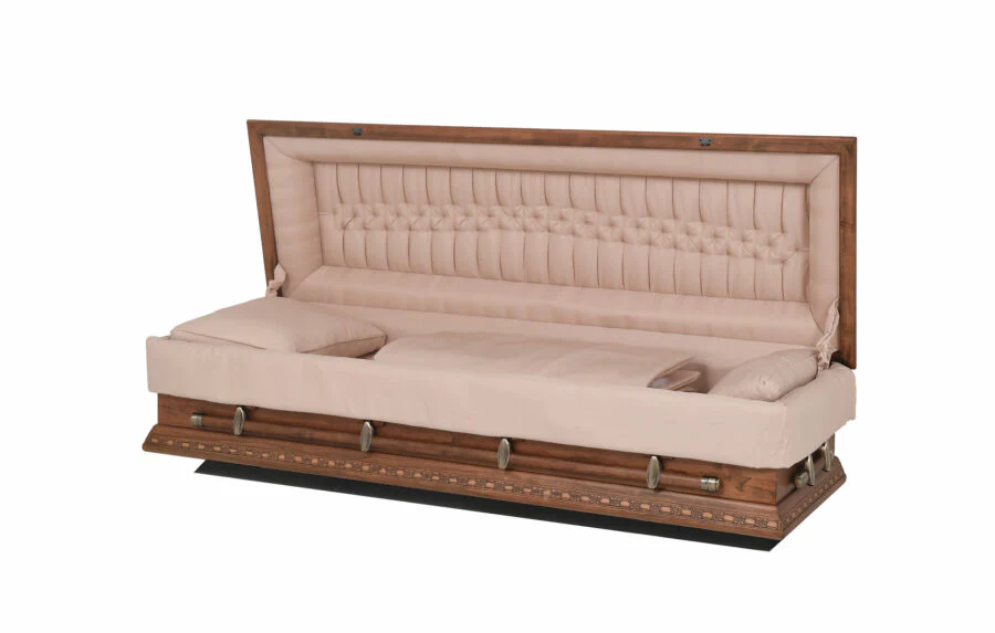 Montana Poplar Full Couch Casket
