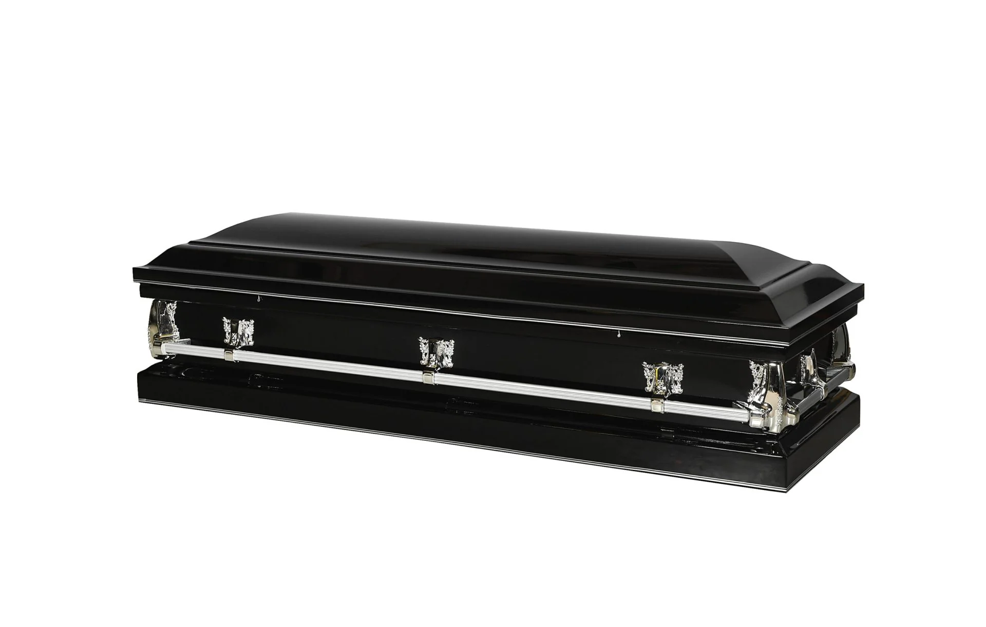 Nova Black Full Couch Steel Casket - Image 2