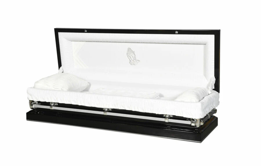 Nova Orchid Full Couch Steel Casket