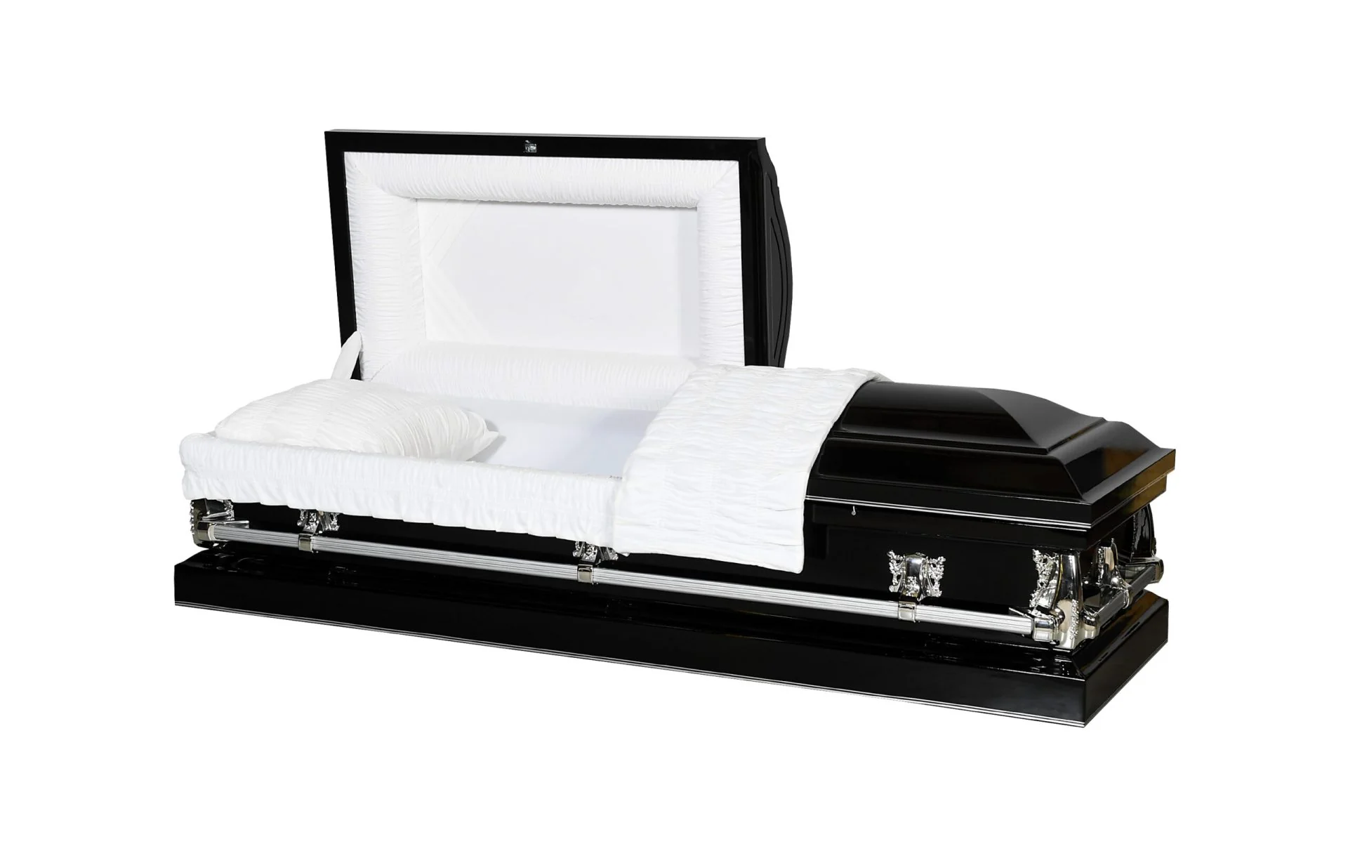 Nova Black Half Couch Steel Casket - Image 3