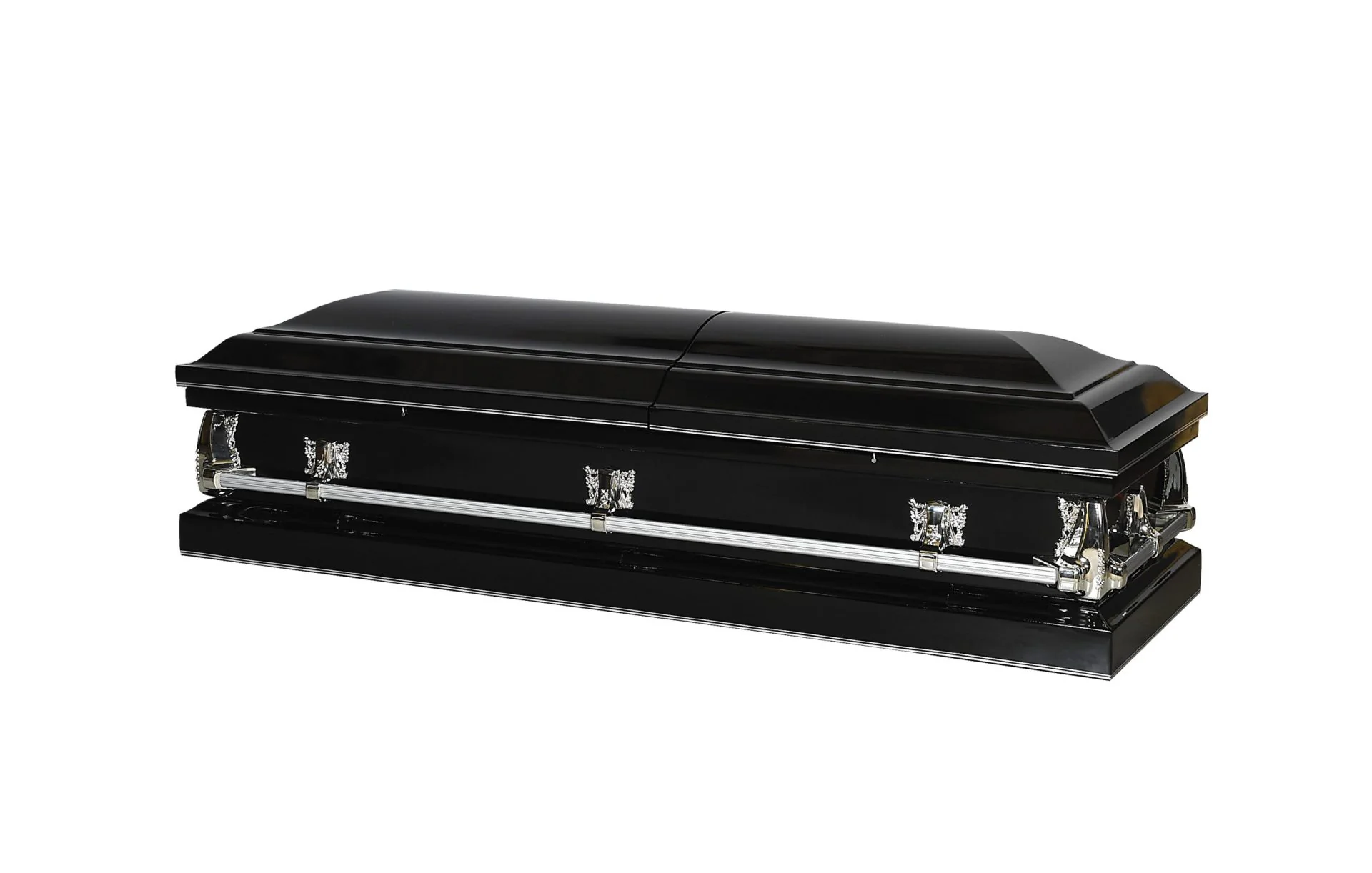Nova Black Half Couch Steel Casket - Image 2