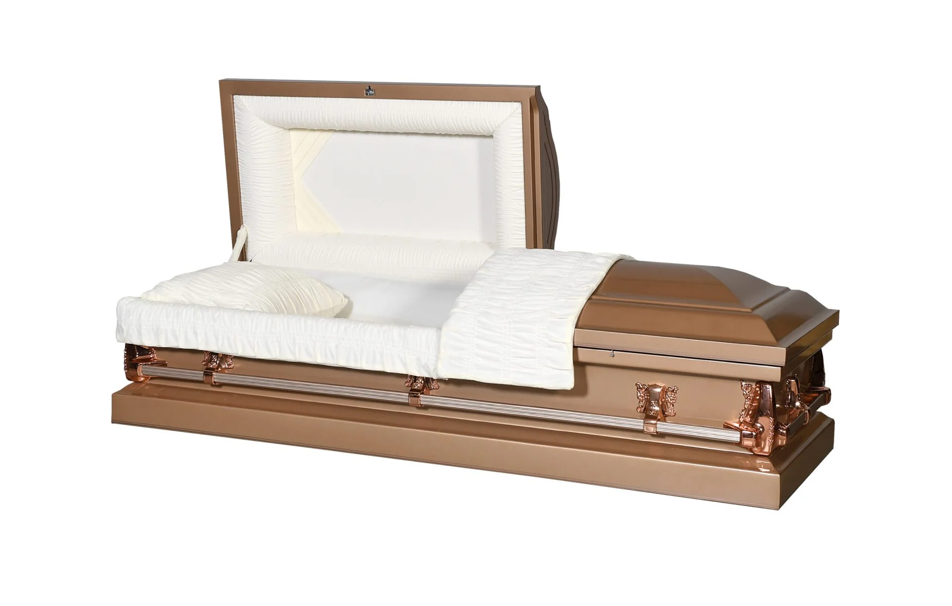 Nova Coppertone Half Couch Steel Casket - Image 3
