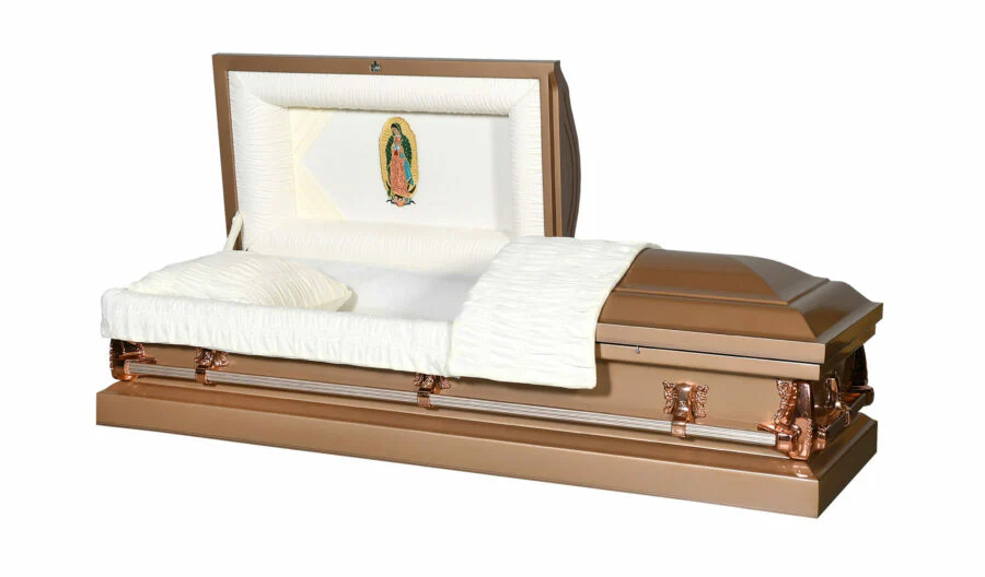 Nova Coppertone Half Couch Steel Casket - Image 4