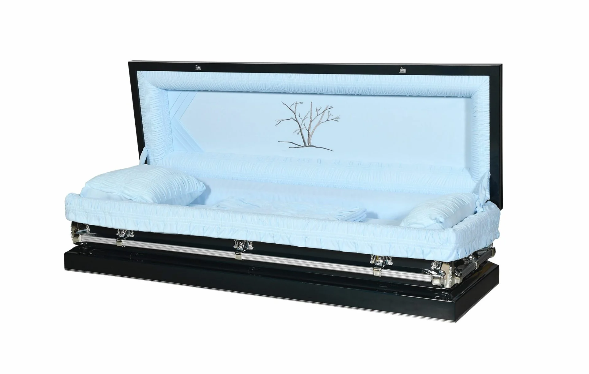 Nova Dark Blue Full Couch Steel Casket