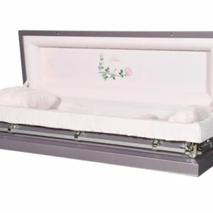 Nova Orchid Full Couch Steel Casket