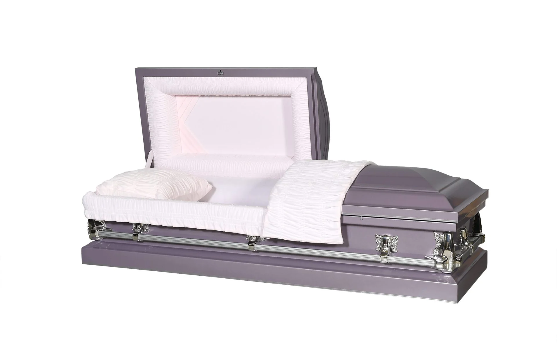 Nova Orchid Half Couch Steel Casket - Image 3
