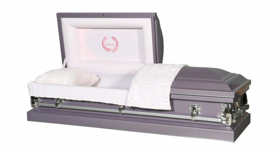 Nova Orchid Half Couch Steel Casket
