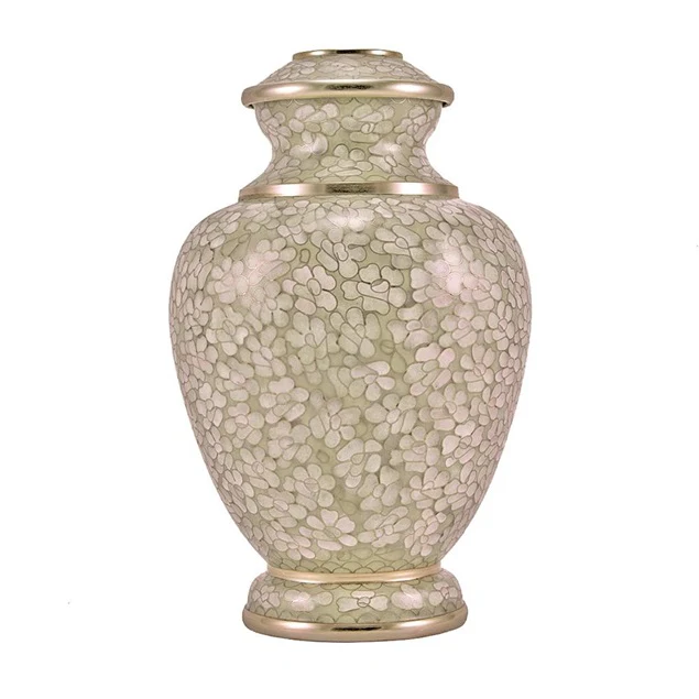 Opal Cloisonne Urn