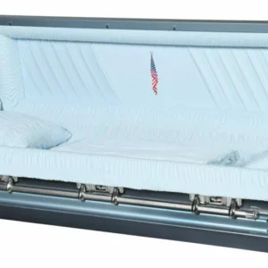 Regal Veteran Steel Full Couch Casket