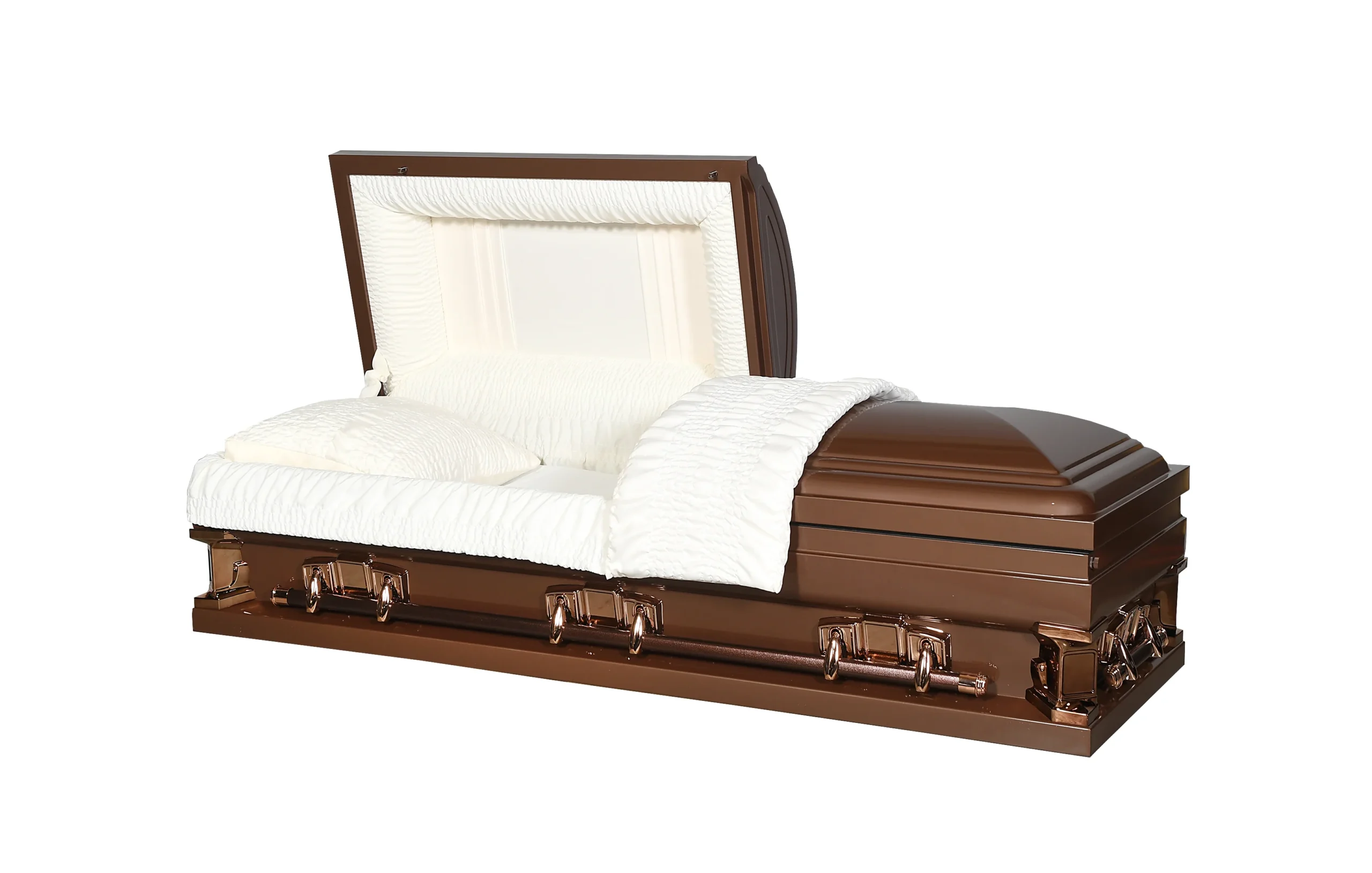 Solace XL 29" Bronze Half Couch Steel Casket - Image 4